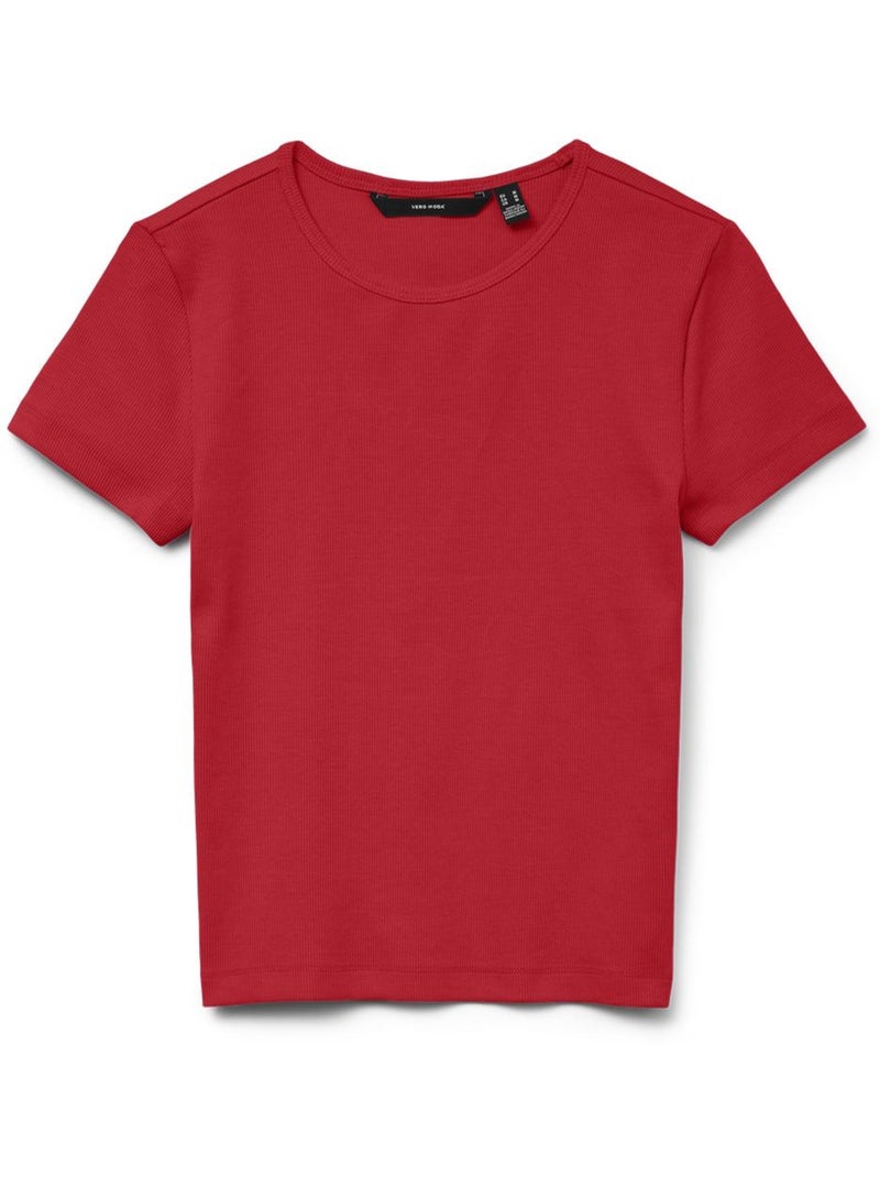 T-shirt Donna Vero Moda Rosso - Kiabi