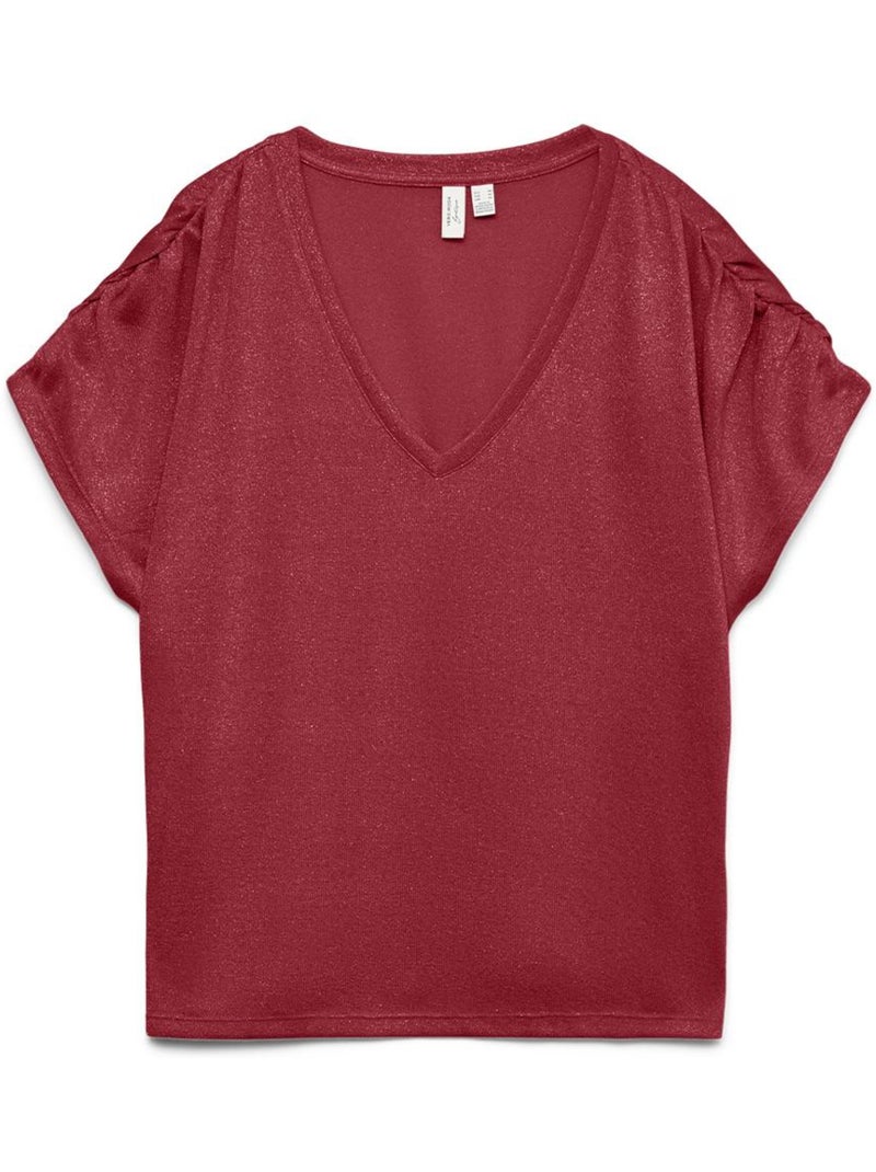 T-shirt Donna Vero Moda Rosso - Kiabi
