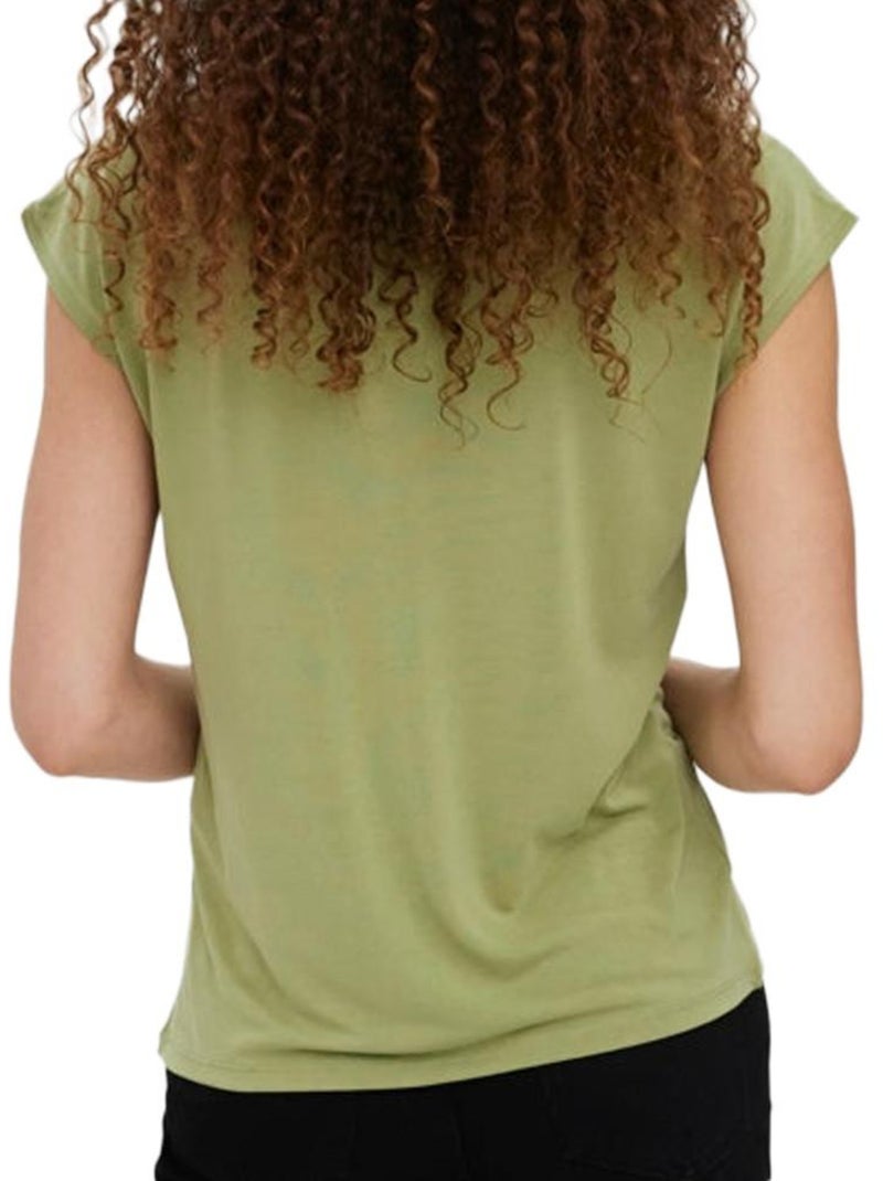 T-shirt Donna Vero Moda Verde kaki chiaro - Kiabi