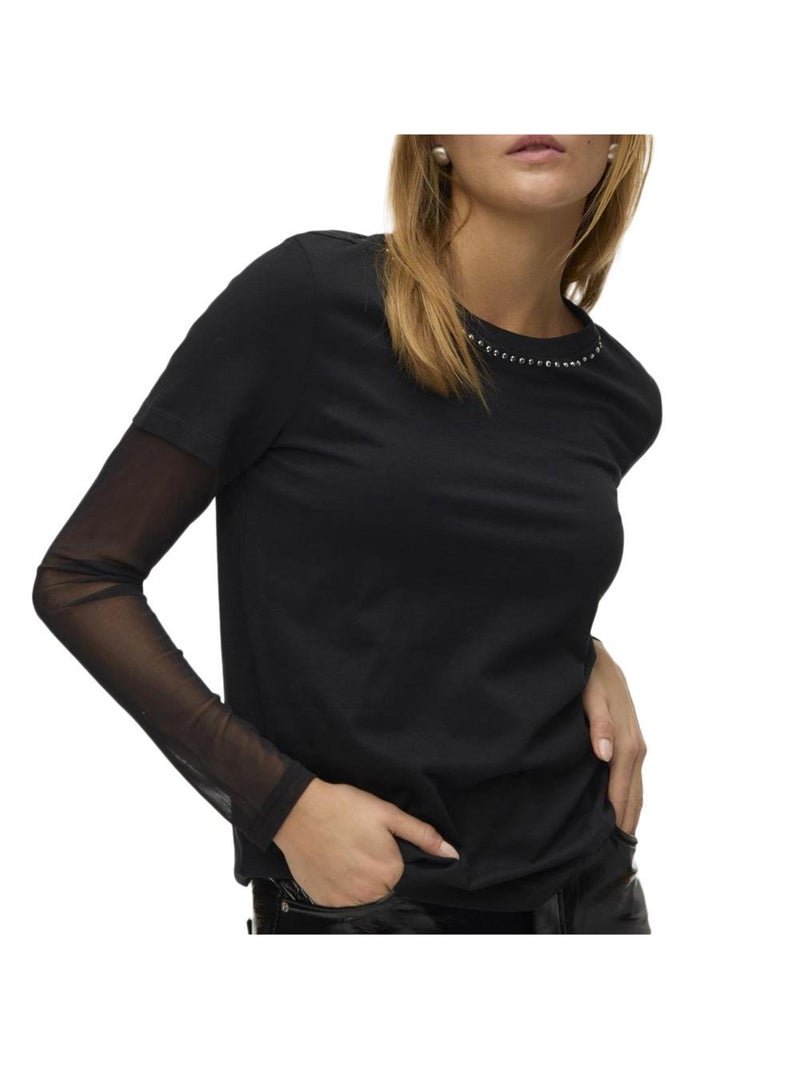 T-Shirt Donna Vero Moda Viola prugna - Kiabi