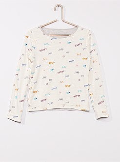 Bambina 3-12 anni - T-shirt double face eco-sostenibile - Kiabi