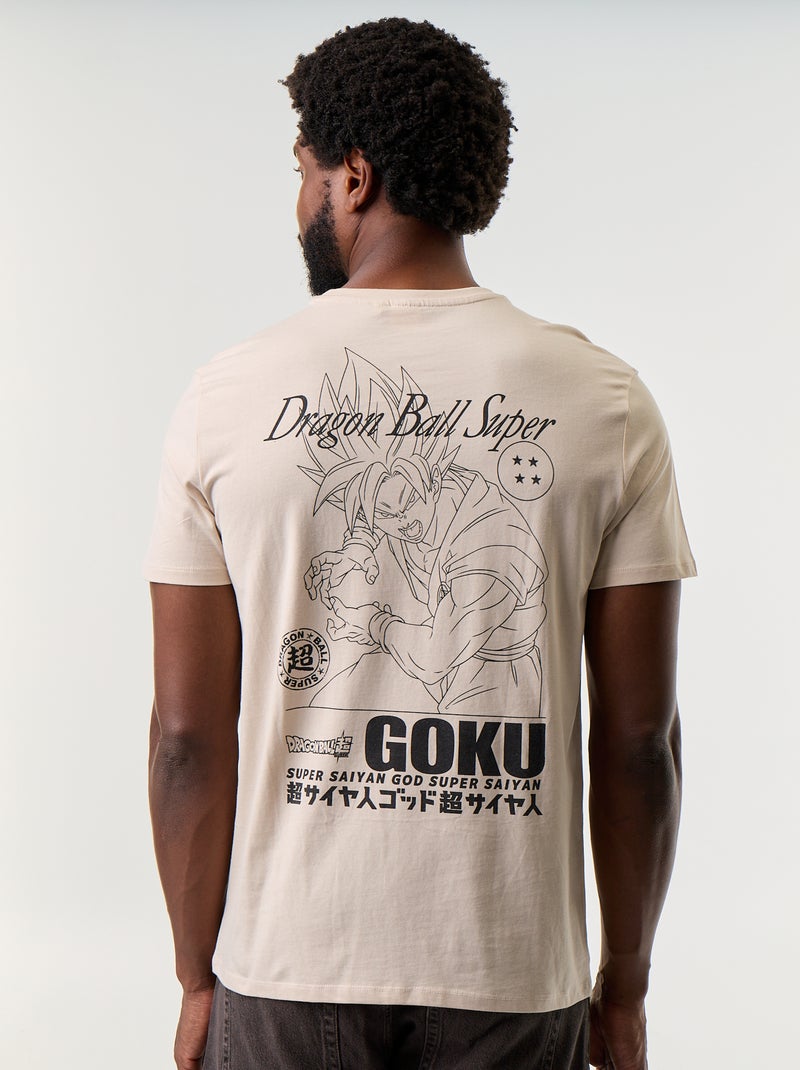 T-shirt 'Dragon Ball' a maniche corte Beige - Kiabi