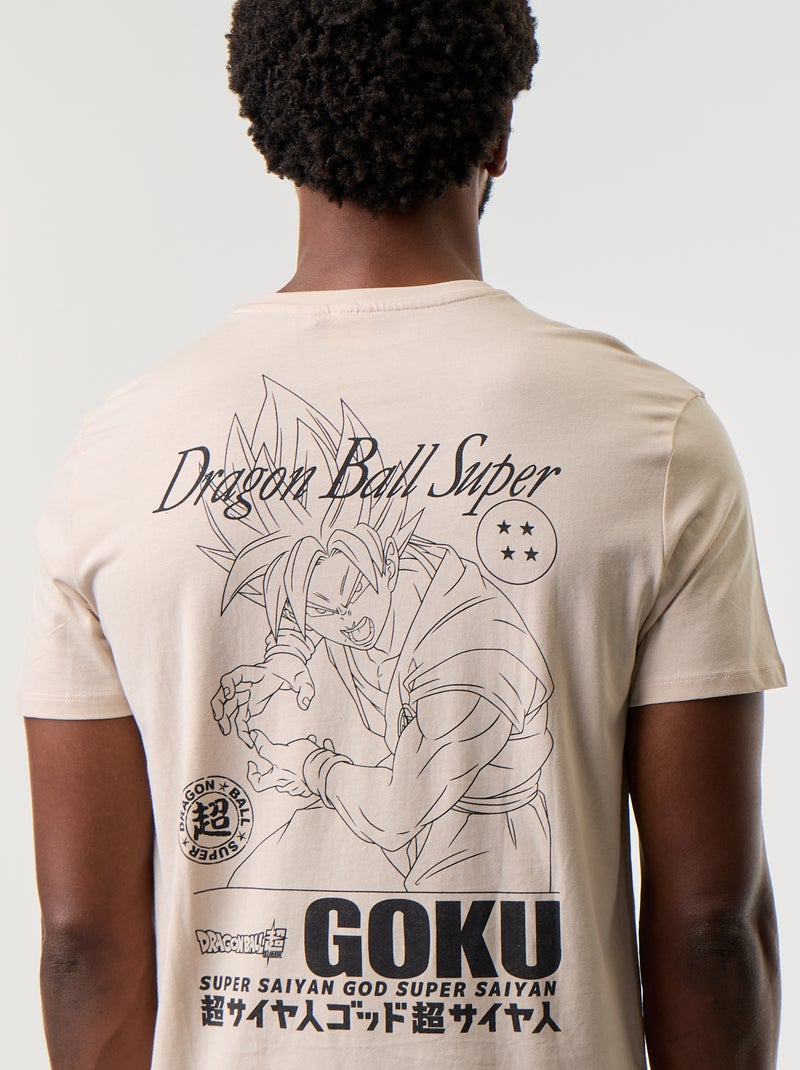 T-shirt 'Dragon Ball' a maniche corte Beige - Kiabi