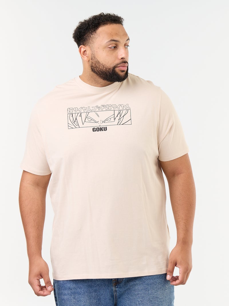 T-shirt "Dragon Ball Z" a maniche corte Beige - Kiabi