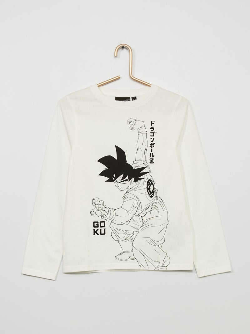 T-shirt 'Dragon Ball Z' a maniche lunghe Bianco - Kiabi