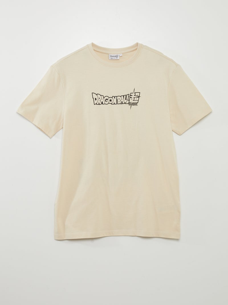 T-shirt 'Dragon Ball Z' con scollo tondo beige - Kiabi