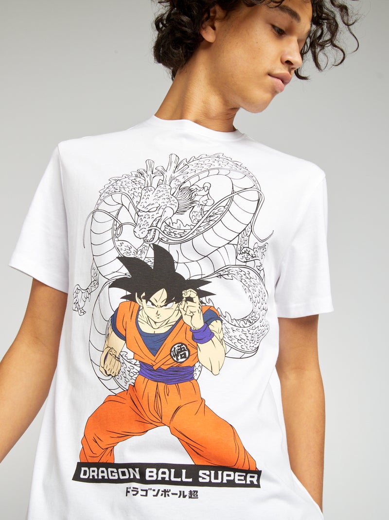 T-shirt 'Dragon Ball Z' con scollo tondo bianco - Kiabi