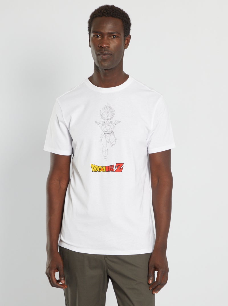 T-shirt 'Dragon Ball Z' in jersey Bianco - Kiabi