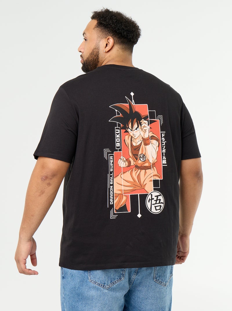 T-shirt 'Dragon Ball Z' stampata fronte/retro Nero - Kiabi