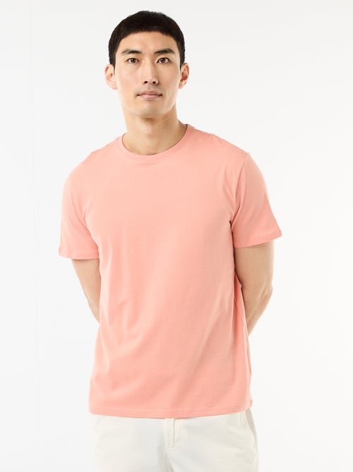 T-shirt dritta in jersey tinta unita - Kiabi