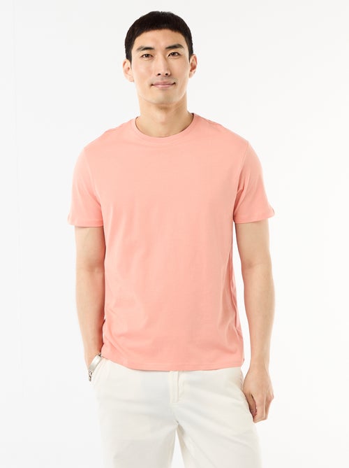 T-shirt dritta in jersey tinta unita - Kiabi