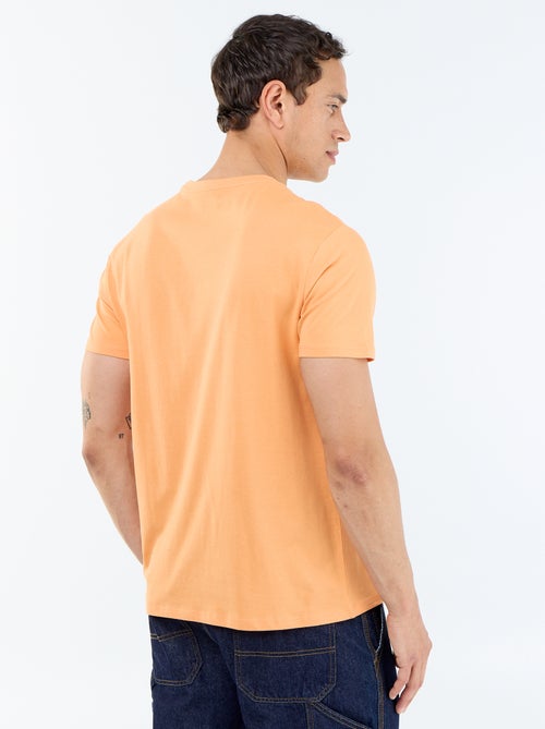 T-shirt dritta in jersey tinta unita - Kiabi