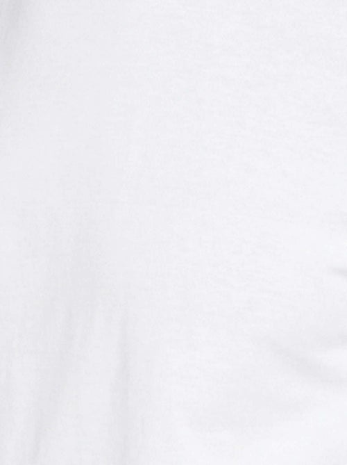 T-shirt dritta in jersey tinta unita - Kiabi