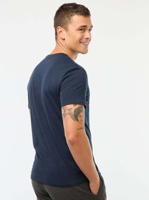 T-shirt dritta in jersey tinta unita - Kiabi