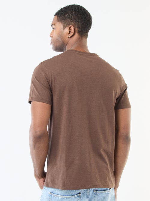 T-shirt dritta in jersey tinta unita - Kiabi