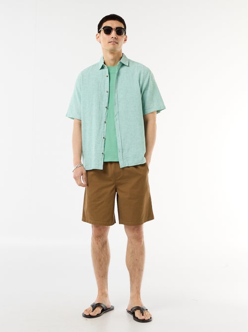 T-shirt dritta in jersey tinta unita - Kiabi