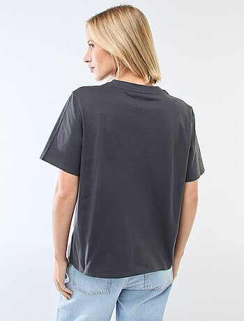 T-shirt dritto stampato 'Stitch'