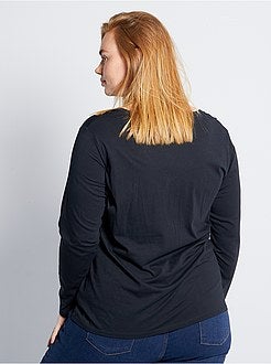 Taglie forti donna - T-shirt eco-sostenibile - Kiabi