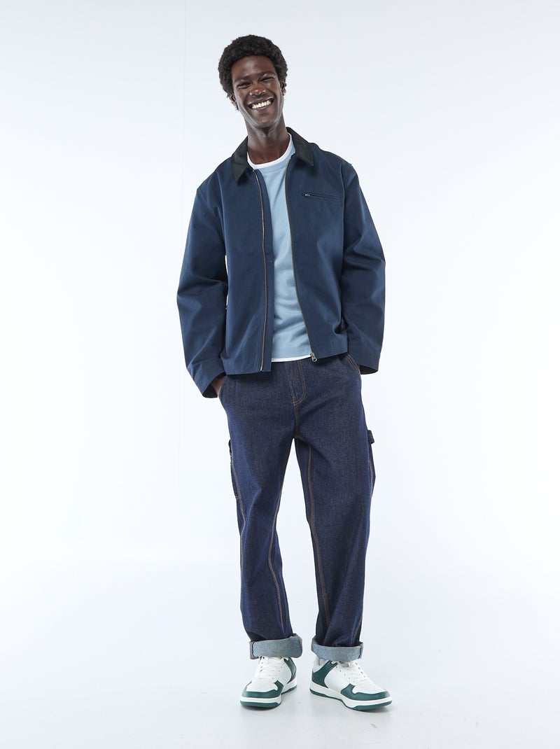 T-shirt effetto 2-in-1 a maniche corte Blu - Kiabi