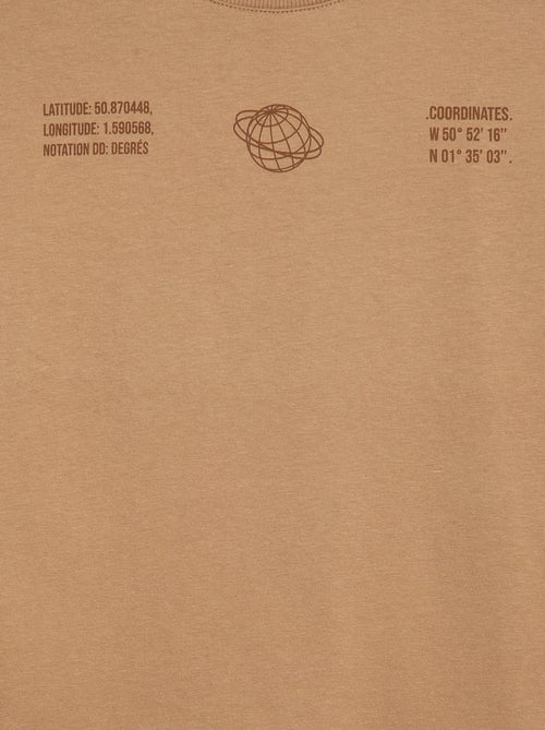 T-shirt effetto 2-in-1 a maniche lunghe - Kiabi