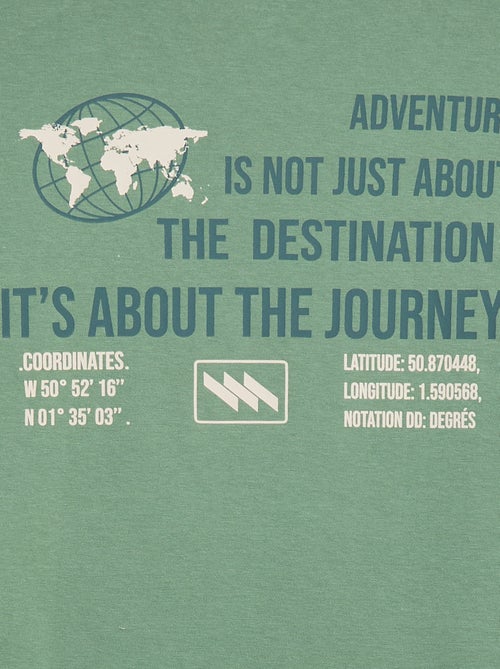 T-shirt effetto 2-in-1 a maniche lunghe - Kiabi