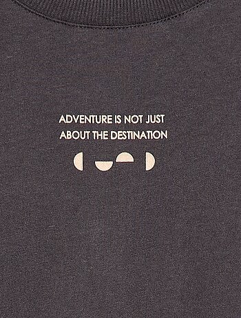 T-shirt effetto 2-in-1 a maniche lunghe