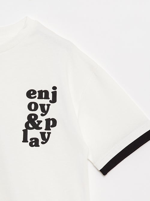 T-shirt effetto 2 in 1 - Kiabi