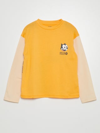 T-shirt effetto 2 in 1 'Felix the Cat'