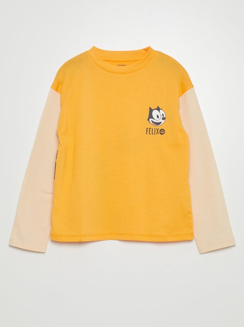 T-shirt effetto 2 in 1 'Felix the Cat' - Kiabi