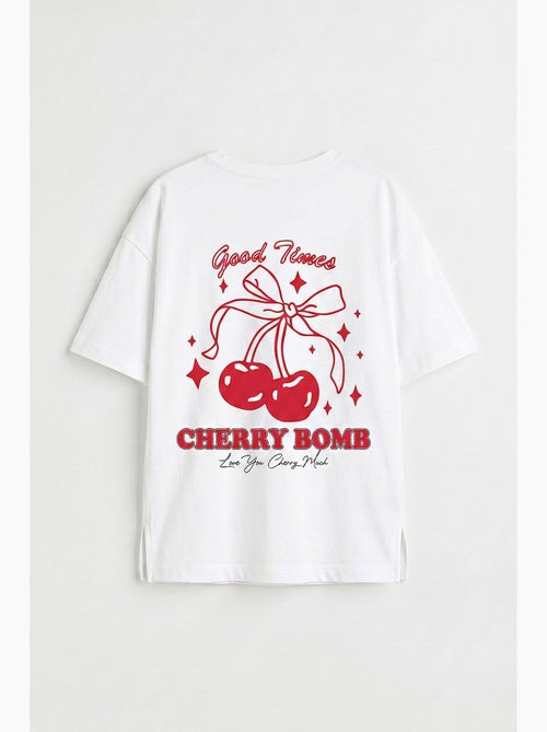 T-shirt elasticizzata in cotone tommy - Kiabi