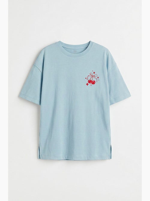 T-shirt elasticizzata in cotone tommy - Kiabi