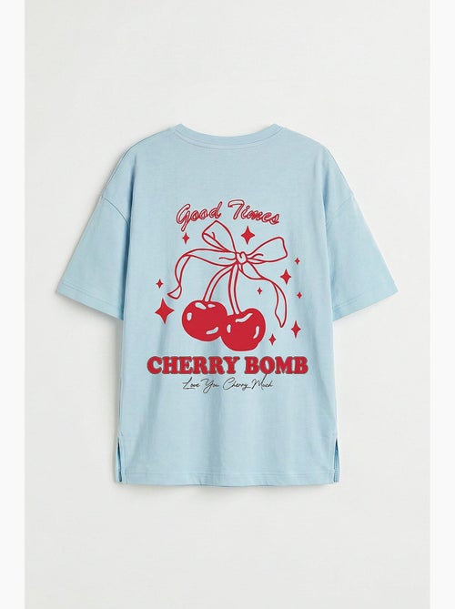 T-shirt elasticizzata in cotone tommy - Kiabi