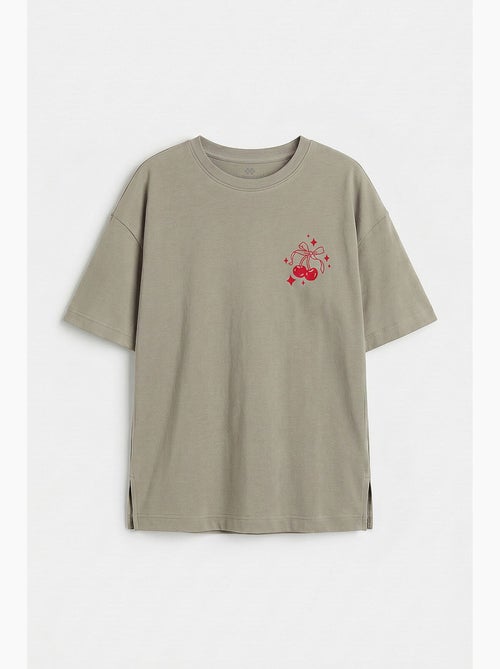 T-shirt elasticizzata in cotone tommy - Kiabi