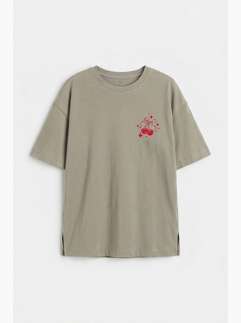 T-shirt elasticizzata in cotone tommy Cachi - Kiabi