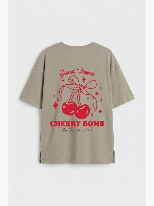 T-shirt elasticizzata in cotone tommy - Kiabi