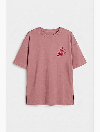T-shirt elasticizzata in cotone tommy