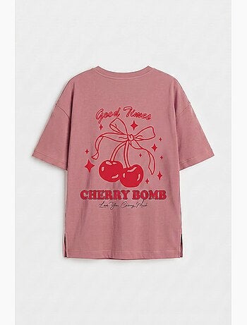 T-shirt elasticizzata in cotone tommy
