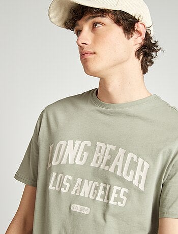 T-shirt en jersey stampato