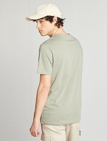 T-shirt en jersey stampato