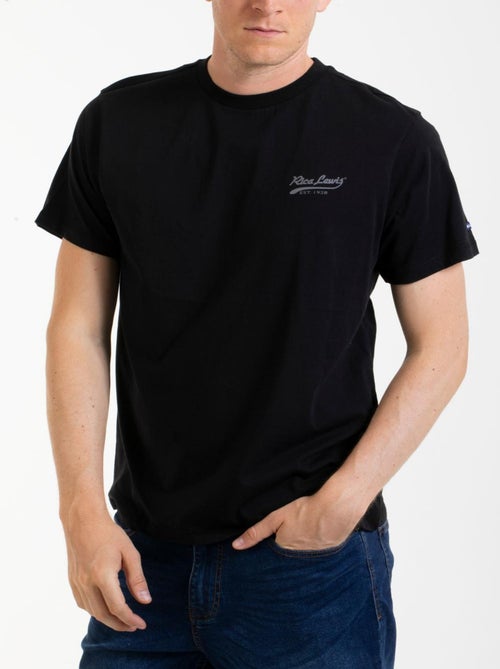 T-shirt essenziale in cotone SIGNAT1 - Kiabi