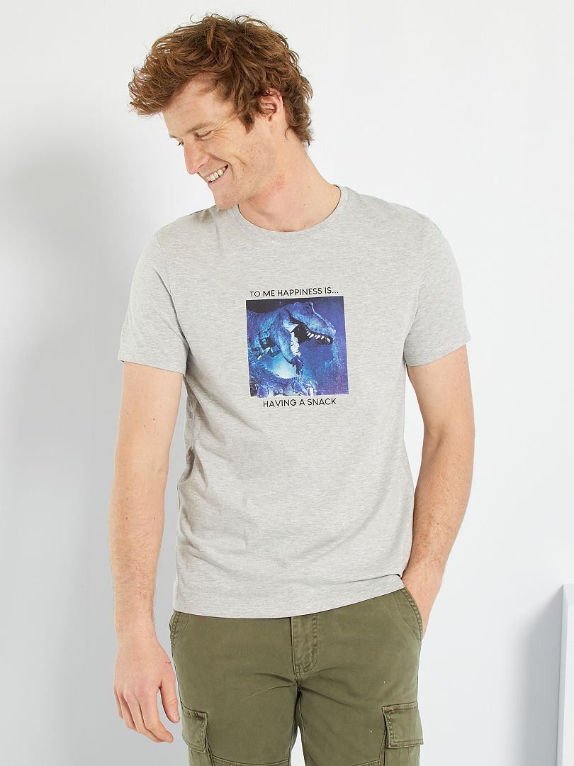 T-shirt 'E.T., l'extra-terrestre' GRIGIO - Kiabi