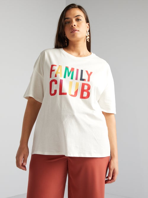 T-shirt 'famiglia' a maniche corte - Kiabi