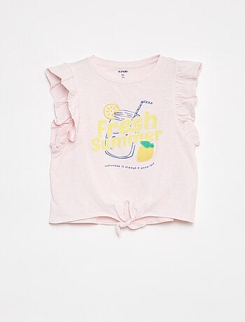 T-shirt fantasia in cotone