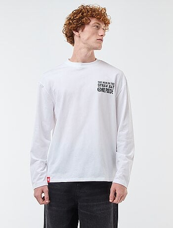 T-shirt 'fashion UK' One piece' maniche corte