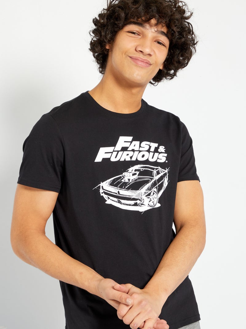 T-shirt 'Fast & Furious' NERO - Kiabi