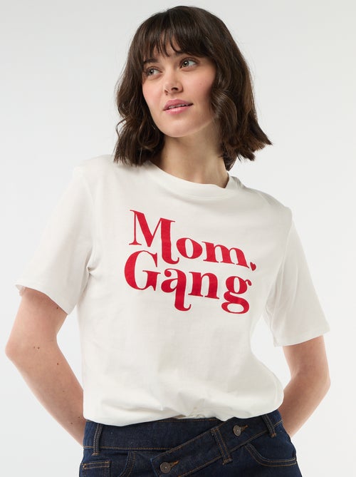 T-shirt 'Festa della Mamma' maniche corte - Kiabi