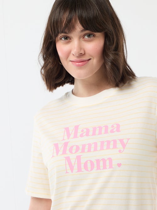 T-shirt 'Festa della Mamma' maniche corte - Kiabi