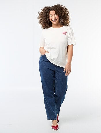 T-shirt 'Festa della Mamma' stampato maniche corte