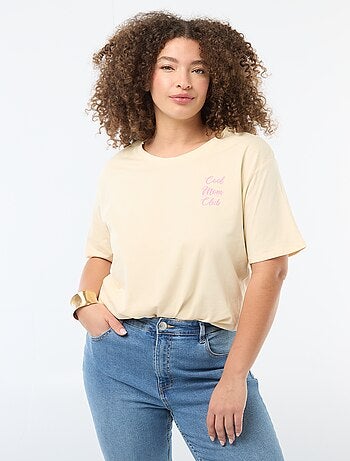 T-shirt 'Festa della Mamma' stampato maniche corte