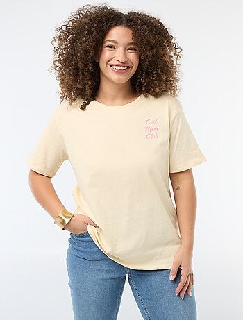 T-shirt 'Festa della Mamma' stampato maniche corte